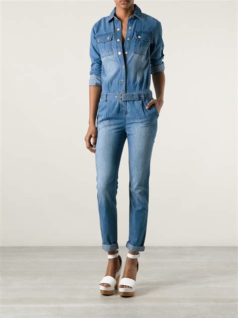 michael kors jean jumpsuit.